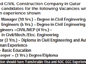 URGENTLY REQUIRED