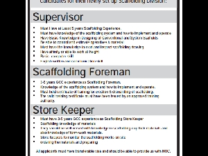Urgently Required