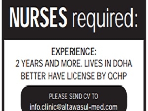 NURSES required: 