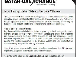 Retail Sales & Service Officers 
