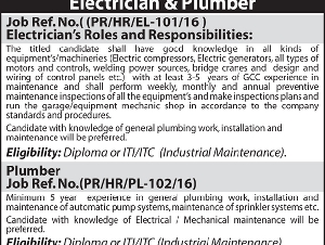 Electrician & plumber