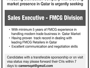 SALES EXECUTIVE 