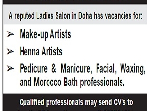 Vacancies at Ladies Salon